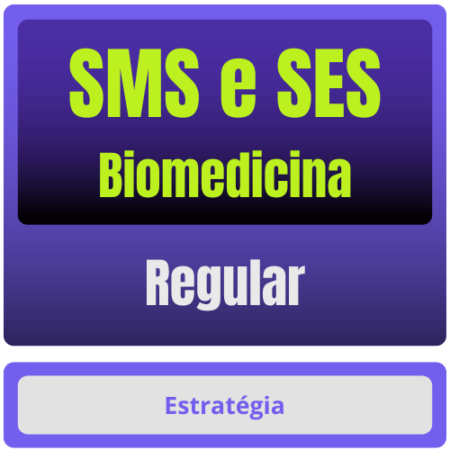 Regular SMS e SES (Biomedicina) Pacote Completo - Rateio de Curso | Rateio Concursos | Melhor Site de Rateio de Cursos