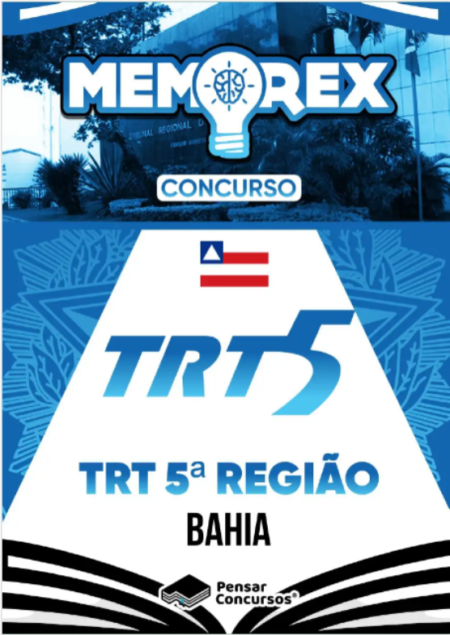 Memorex TRT 5 (BA) - Técnico Judiciário - Área Administrativa - Rateio de Curso | Rateio Concursos | Melhor Site de Rat
