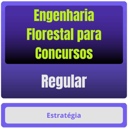Engenharia Florestal p/ Concursos - Curso Regular - Rateio de Curso | Rateio Concursos | Melhor Site de Rateio de Cursos