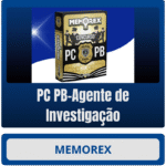 Memorex - PC PB (Agente de Investigação) - Rateio de Curso | Rateio Concursos | Melhor Site de Rateio de Cursos