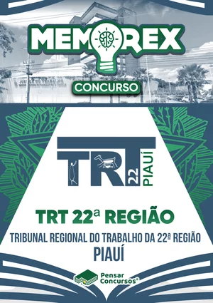 Memorex TRT 22 (PI) - Técnico Judiciário - Área Administrativa - Rateio de Curso | Rateio Concursos | Melhor Site de Ra