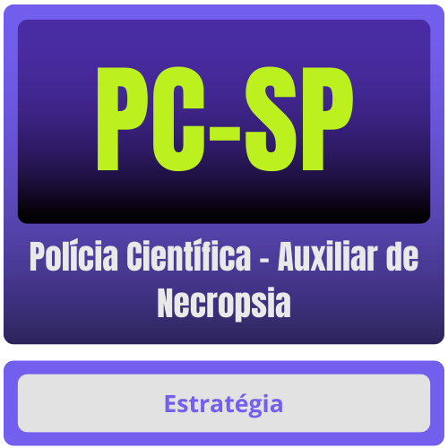 Polícia Científica - Auxiliar de Necropsia PC-SP (Polícia Científica - Auxiliar de Necropsia) Pacote Completo - Rateio de Curso | Rateio Concursos | Melhor Site d