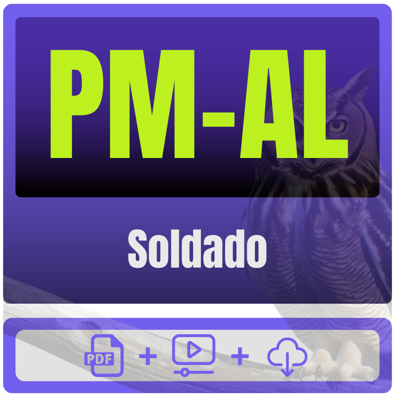 Soldado PM-AL (Soldado) Pós-Edital - 2026 - Rateio de Curso | Rateio Concursos | Melhor Site de Rateio de Cursos