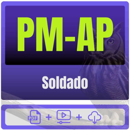 PM-AP (Soldado) Pacote - 2025 - Rateio de Curso | Rateio Concursos | Melhor Site de Rateio de Cursos