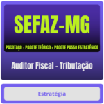 SEFAZ-MG (Auditor Fiscal - Tributação) Pacotaço - Pacote Teórico + Pacote Passo - Rateio de Curso | Rateio Concursos |