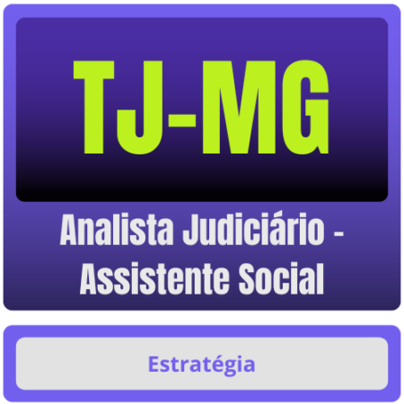 TJ-MG (Analista Judiciário - Assistente Social) Pacote - Rateio de Curso | Rateio Concursos | Melhor Site de Rateio de