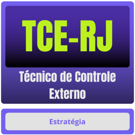TCE-RJ (Técnico de Controle Externo) Pacote - Rateio de Curso | Rateio Concursos | Melhor Site de Rateio de Cursos
