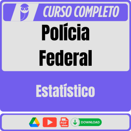Polícia Federal (Estatístico) Pós-Edital - 2025 - Rateio de Curso | Rateio Concursos | Melhor Site de Rateio de Curs