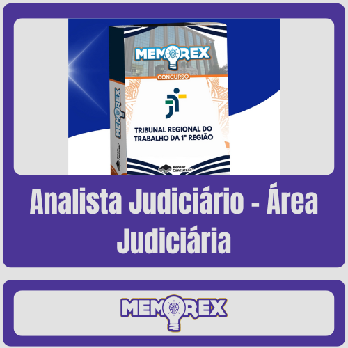 TRT 1 Memorex TRT 1 RJ (Analista Judiciário - Área Judiciária) - Somente PDF - Rateio de Curso | Rateio Concursos | Melhor Si