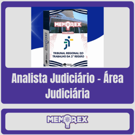 Memorex TRT 2 SP (Analista Judiciário - Área Judiciária) - Somente PDF - Rateio de Curso | Rateio Concursos | Melhor Si