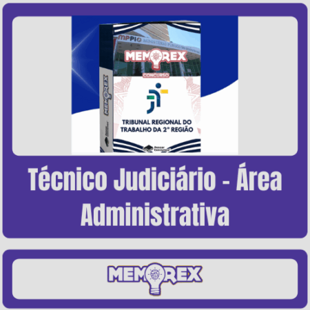 Memorex TRT 2 SP (Técnico Judiciário - Área Administrativa) - Somente PDF - Rateio de Curso | Rateio Concursos | Melhor