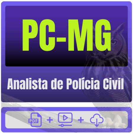 PC-MG (Analista de Polícia Civil) Pacote de Conhecimentos Básicos - Rateio de Curso | Rateio Concursos | Melhor Site de