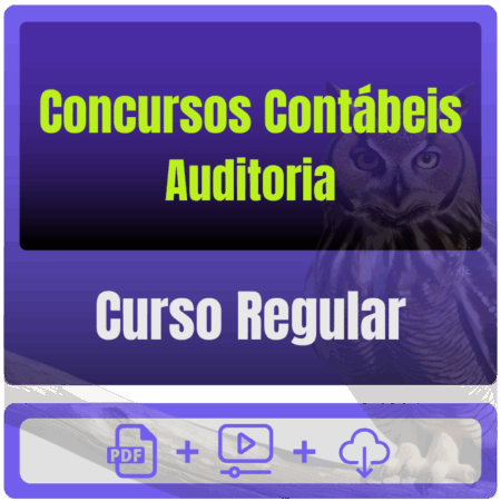 Concursos Contábeis - Auditoria - Curso Regular - Rateio de Curso | Rateio Concursos | Melhor Site de Rateio de Cursos