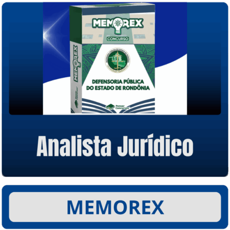 Memorex DPE RO (Analista Jurídico) - Somente PDF - Rateio de Curso | Rateio Concursos | Melhor Site de Rateio de Cursos