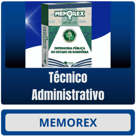 Memorex DPE RO (Técnico Administrativo) - Somente PDF - Rateio de Curso | Rateio Concursos | Melhor Site de Rateio de C
