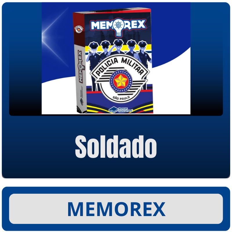 PM SP Soldado Memorex PM SP (Soldado) - Somente PDF - Rateio de Curso | Rateio Concursos | Melhor Site de Rateio de Cursos