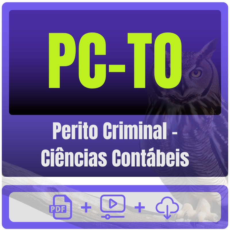 Perito Criminal - Ciências Contábeis PC-TO (Perito Criminal - Ciências Contábeis) Pacote Completo - Rateio de Curso | Rateio Concursos | Melhor Site de Rate