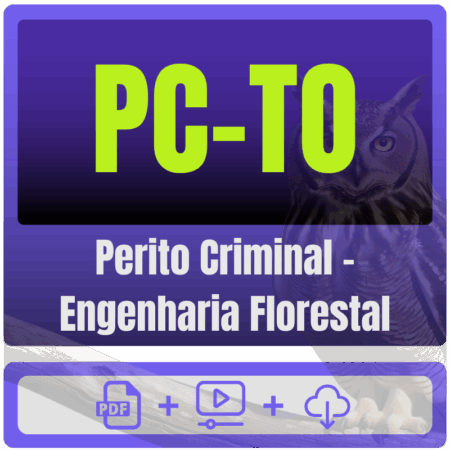 PC-TO (Perito Criminal - Engenharia Florestal) Pacote - Rateio de Curso | Rateio Concursos | Melhor Site de Rateio de C