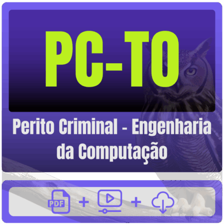 PC-TO (Perito Criminal - Engenharia da Computação) Pacote - Rateio de Curso | Rateio Concursos | Melhor Site de Rateio