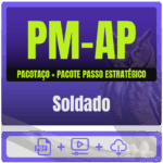 PM-AP (Soldado) Pacotaço - Pacote Teórico + Passo Estratégico - 2025 - Rateio de Curso | Rateio Concursos | Melhor Site