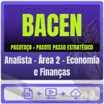 BACEN (Analista - Área 2 - Economia e Finanças) Pacotaço - Pacote Teórico + Pacote Passo Estratégico - Rateio de Curso