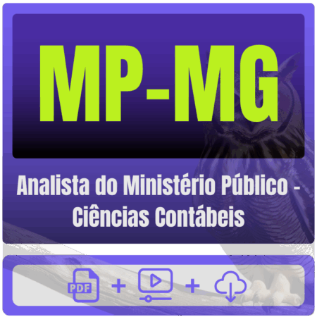 MP-MG (Analista do Ministério Público - Ciências Contábeis) Pacote - Rateio de Curso | Rateio Concursos | Melhor Site d