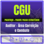 CGU (Auditor - Área Correição e Combate) Pacotaço - Teórico + Passo Estratégico - Rateio de Curso | Rateio Concursos |