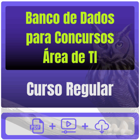Banco de Dados para Concursos (Área de TI) - Curso Regular - Rateio de Curso | Rateio Concursos | Melhor Site de Rateio