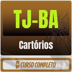 Cartórios do TJ-BA - Pós-Edital - 2026 - Rateio de Curso | Rateio Concursos | Melhor Site de Rateio de Cursos