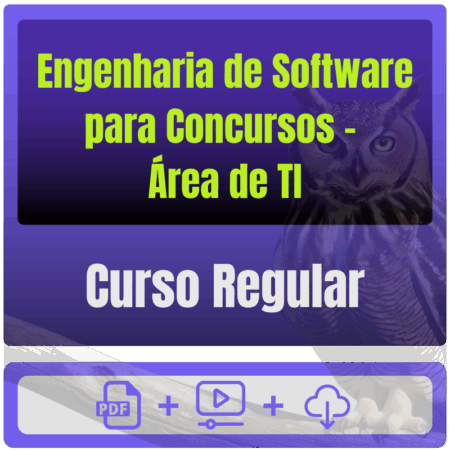 Engenharia de Software para Concursos (Área de TI) - Curso Regular - Rateio de Curso | Rateio Concursos | Melhor Site d