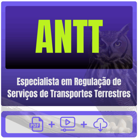 ANTT (Especialista em Regulação de Serviços de Transportes Terrestres) Pacote Conhecimentos Básicos - Rateio de Curso |