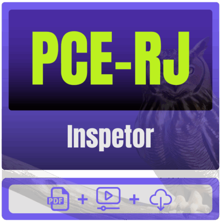 PCE-RJ (Inspetor) Pacote - Rateio de Curso | Rateio Concursos | Melhor Site de Rateio de Cursos
