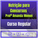 Curso Regular de Nutrição para Concursos (Profª Amanda Menon) - Rateio de Curso | Rateio Concursos | Melhor Site de Rat