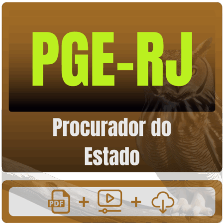 PGE-RJ (Procurador do Estado) Pós-Edital - 2026 - Rateio de Curso | Rateio Concursos | Melhor Site de Rateio de Cursos