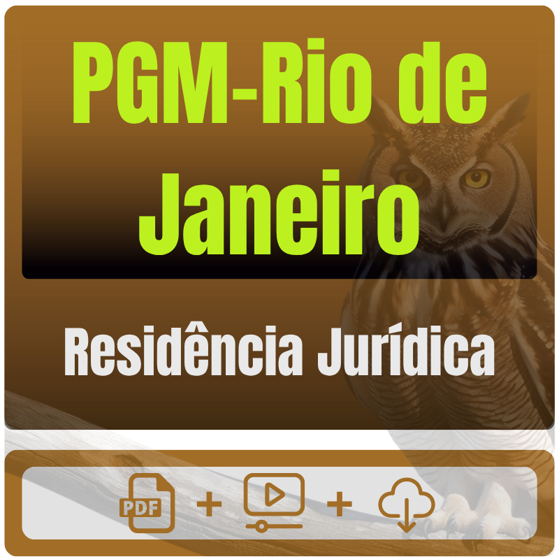 PGM RIO Residência Jurídica PGM-Rio de Janeiro (Residência Jurídica) Pacote Teórico - 2025 - Rateio de Curso | Rateio Concursos | Melhor Site de Ra