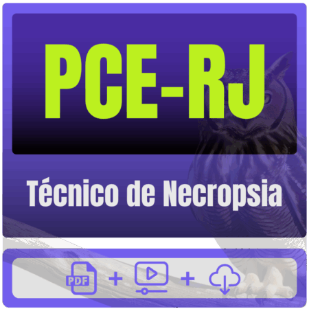 PCE-RJ (Técnico de Necropsia) Pacote - Rateio de Curso | Rateio Concursos | Melhor Site de Rateio de Cursos