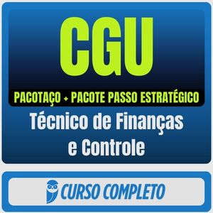 CGU (Técnico de Finanças e Controle) Pacotaço - Teórico + Passo Estratégico - Rateio de Curso | Rateio Concursos | Melh