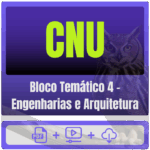 CNU (Bloco Temático 4 - Engenharias e Arquitetura) Pós-Edital - 2025 - Rateio de Curso | Rateio Concursos | Melhor Site