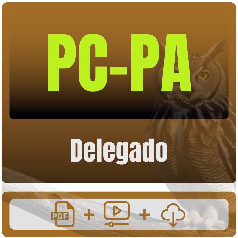 Delegado pc pa PC-PA (Delegado) Pacote Teórico - 2026 - Rateio de Curso | Rateio Concursos | Melhor Site de Rateio de Cursos