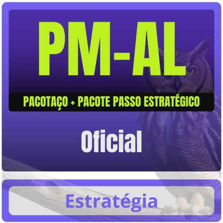 PM-AL (Oficial) Pacotaço - 2026 (Pós-Edital) - Rateio de Curso | Rateio Concursos | Melhor Site de Rateio de Cursos