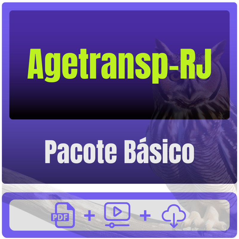 Pacote Básico Agetransp-RJ - Pacote Básico - Rateio de Curso | Rateio Concursos | Melhor Site de Rateio de Cursos