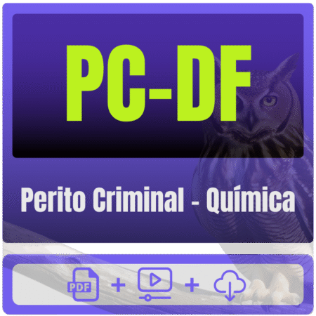 PC-DF - Polícia Científica (Perito Criminal - Química) Pacote - Rateio de Curso | Rateio Concursos | Melhor Site de Rat
