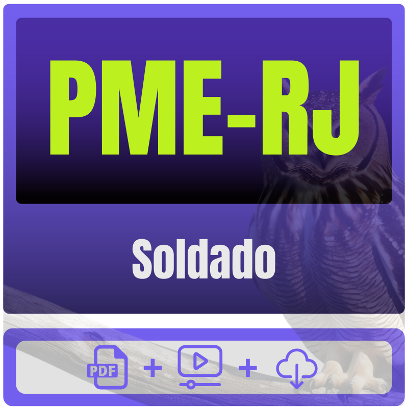 Soldado PME-RJ (Soldado) Pacote Completo - Rateio de Curso | Rateio Concursos | Melhor Site de Rateio de Cursos