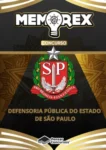 MEMOREX - DPE-SP (Analista de Defensoria Pública) - Rateio de Curso | Rateio Concursos | Melhor Site de Rateio de Curs
