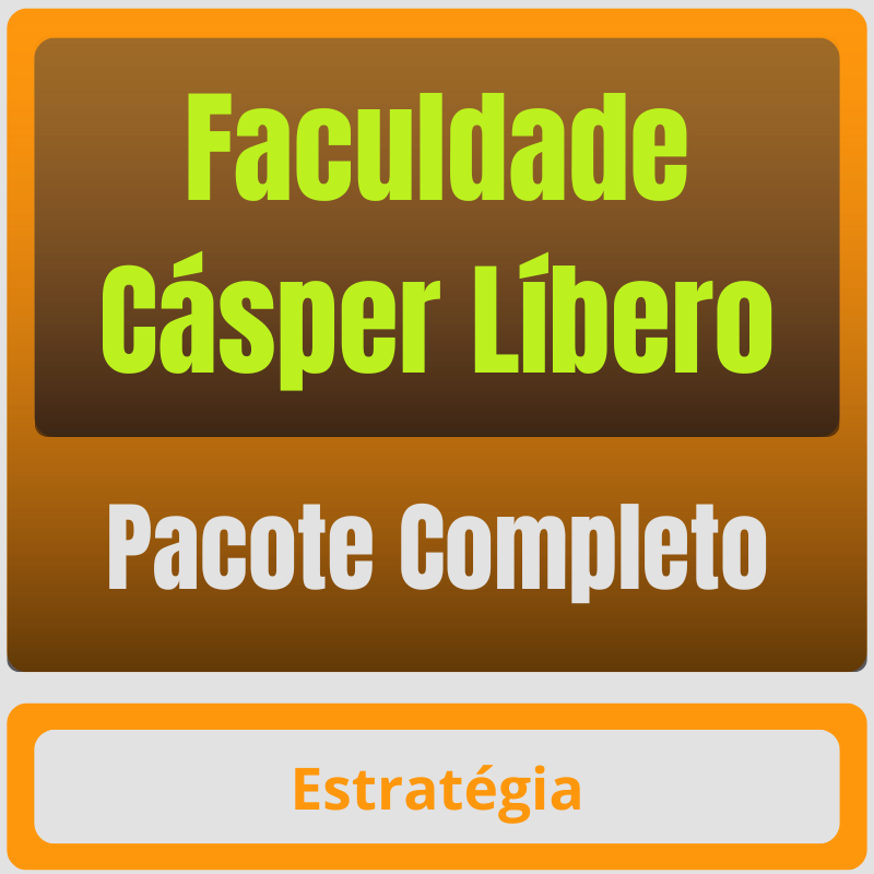 Faculdade Cásper Líbero Faculdade Cásper Líbero - Pacote Completo - Rateio de Curso | Rateio Concursos | Melhor Site de Rateio de Cursos