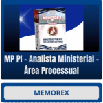 Memorex - MP PI (Analista Ministerial – Área Processual) - Rateio de Curso | Rateio Concursos | Melhor Site de Rateio d