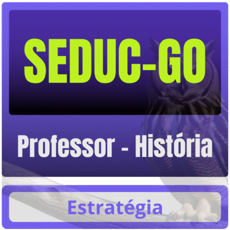 SEDUC-GO (Professor - História) Pacote 2025 - Rateio de Curso | Rateio Concursos | Melhor Site de Rateio de Cursos
