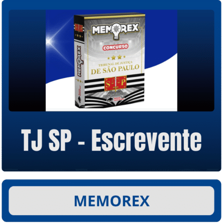 Memorex - TJ SP (Escrevente) - Rateio de Curso | Rateio Concursos | Melhor Site de Rateio de Cursos