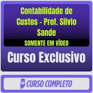 rateio curso Contabilidade de Custos - Prof. Silvio Sande Curso Completo de Contabilidade de Custos - Prof. Silvio Sande (Somente em Vídeo) - Rateio de Curso | Rateio Concursos