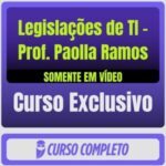 rateio curso rateio curso Legislações de TI – Prof. Paolla Ramos